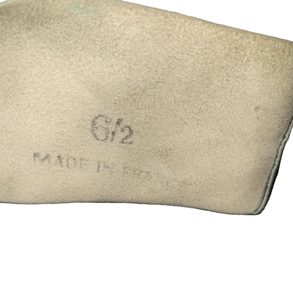 Vintage Black Leather Gloves 6 made in france - Picture 3 of 3